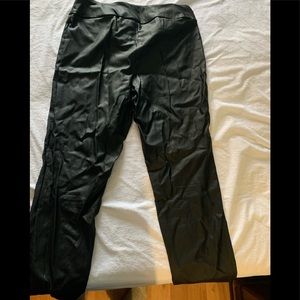 Vegan pleather UP dress pants